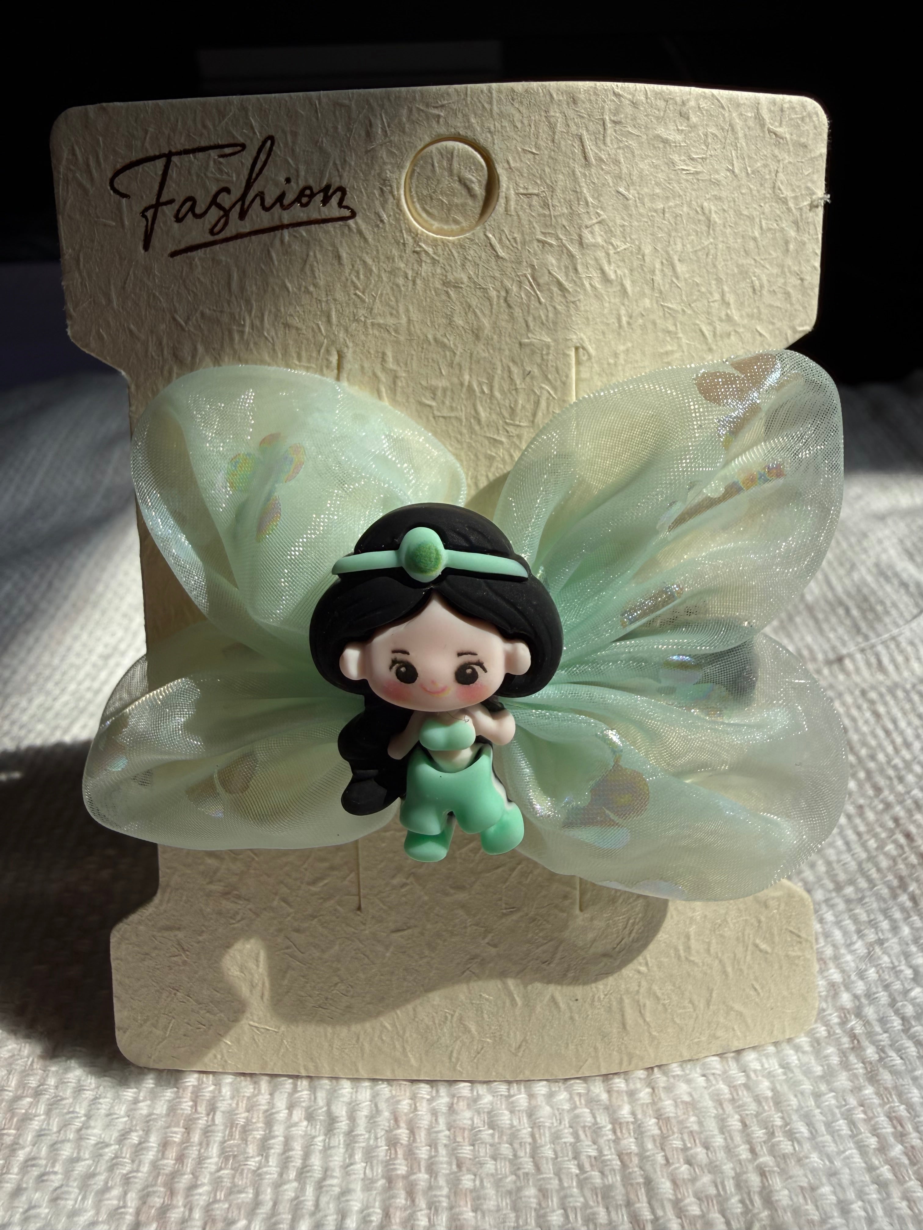 Princess Bow Hair Clips