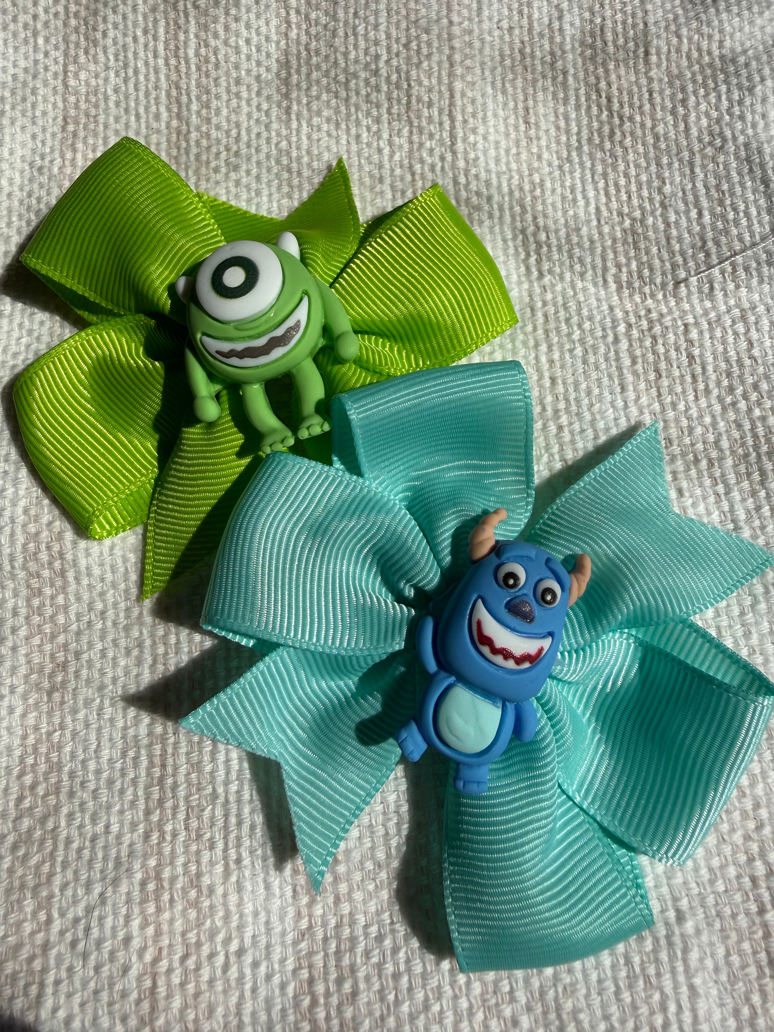 Monsters Inc. Hair Clips