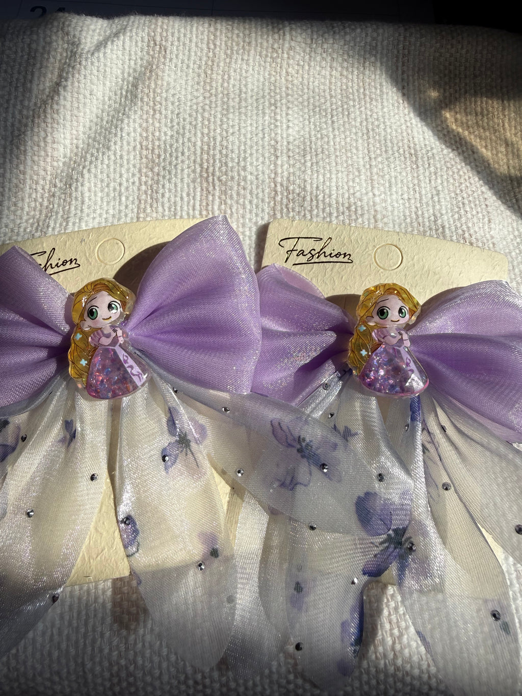 Princess Rapunzel Hair Clips