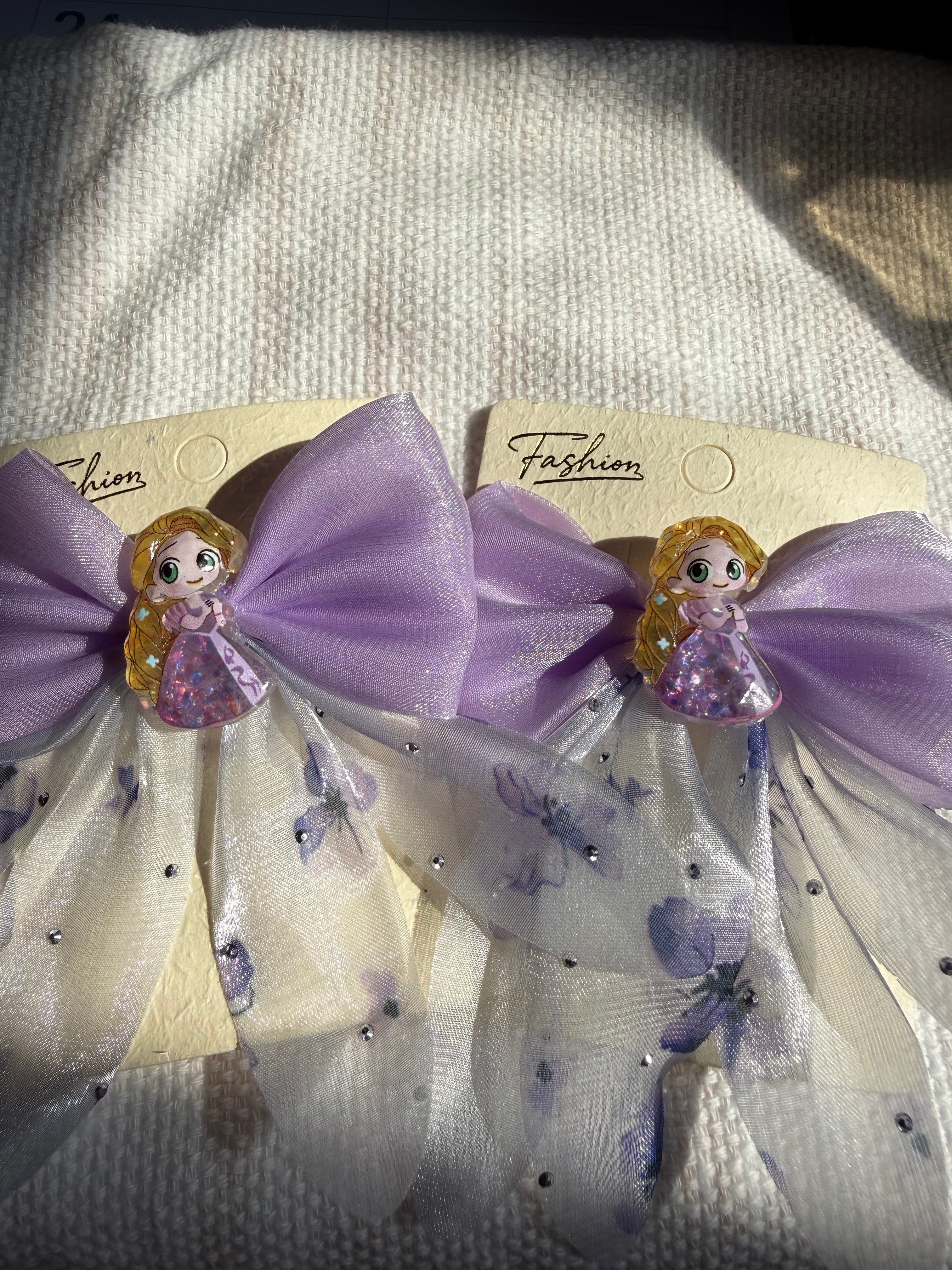 Princess Rapunzel Hair Clips