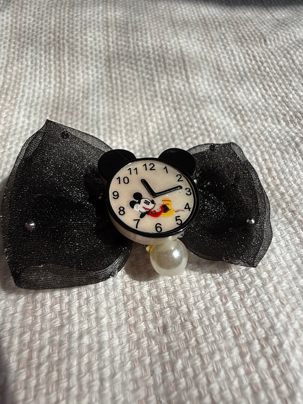Mickey Clock Hair Clips