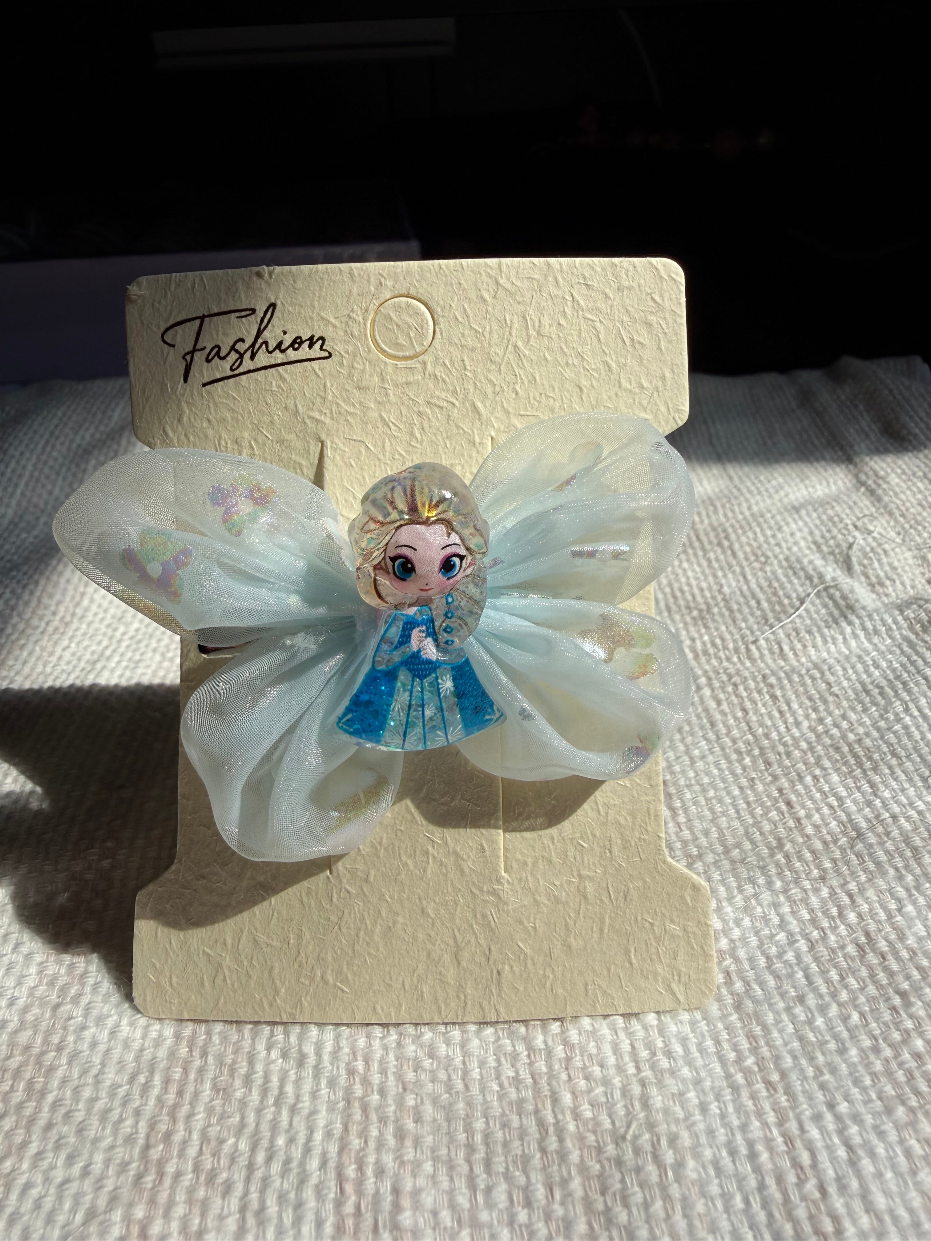 Princess Bow Hair Clips