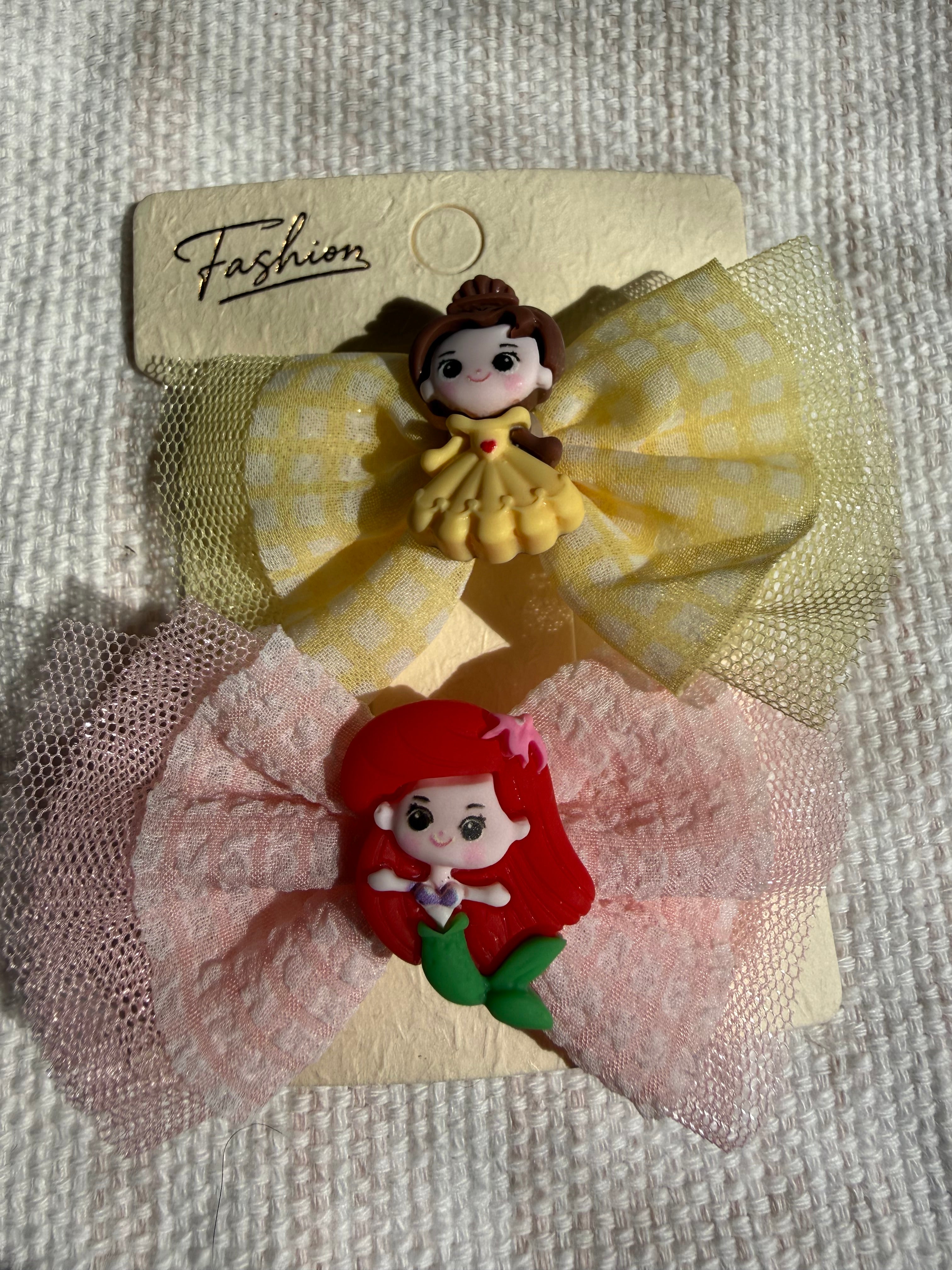 Double Princess Hair Clips