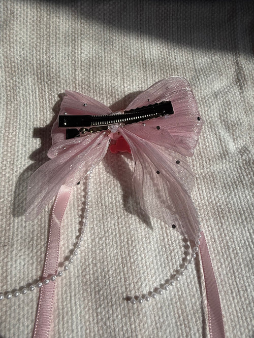 Angel Bow Hair Clip