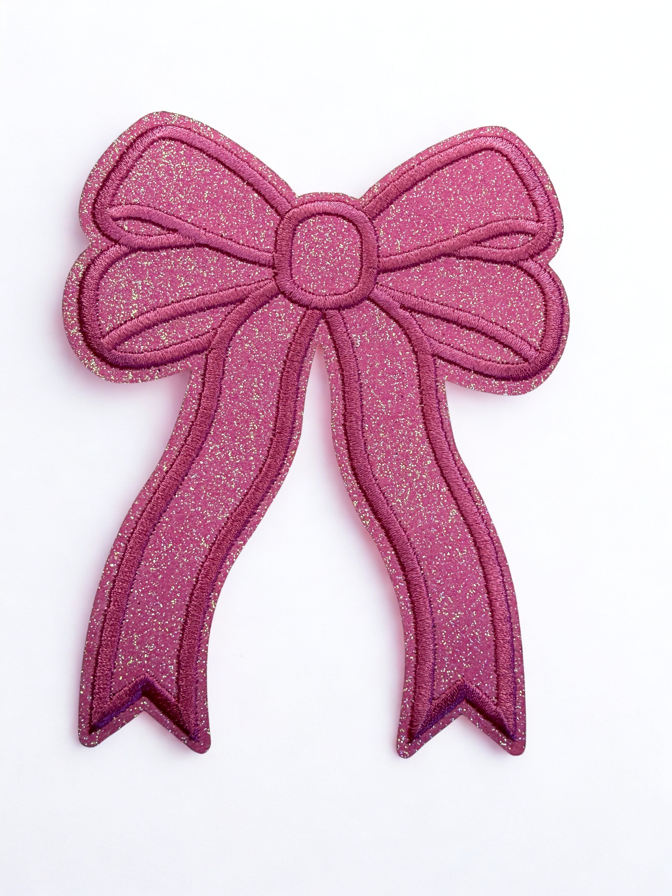 Iron On Glitter Bow