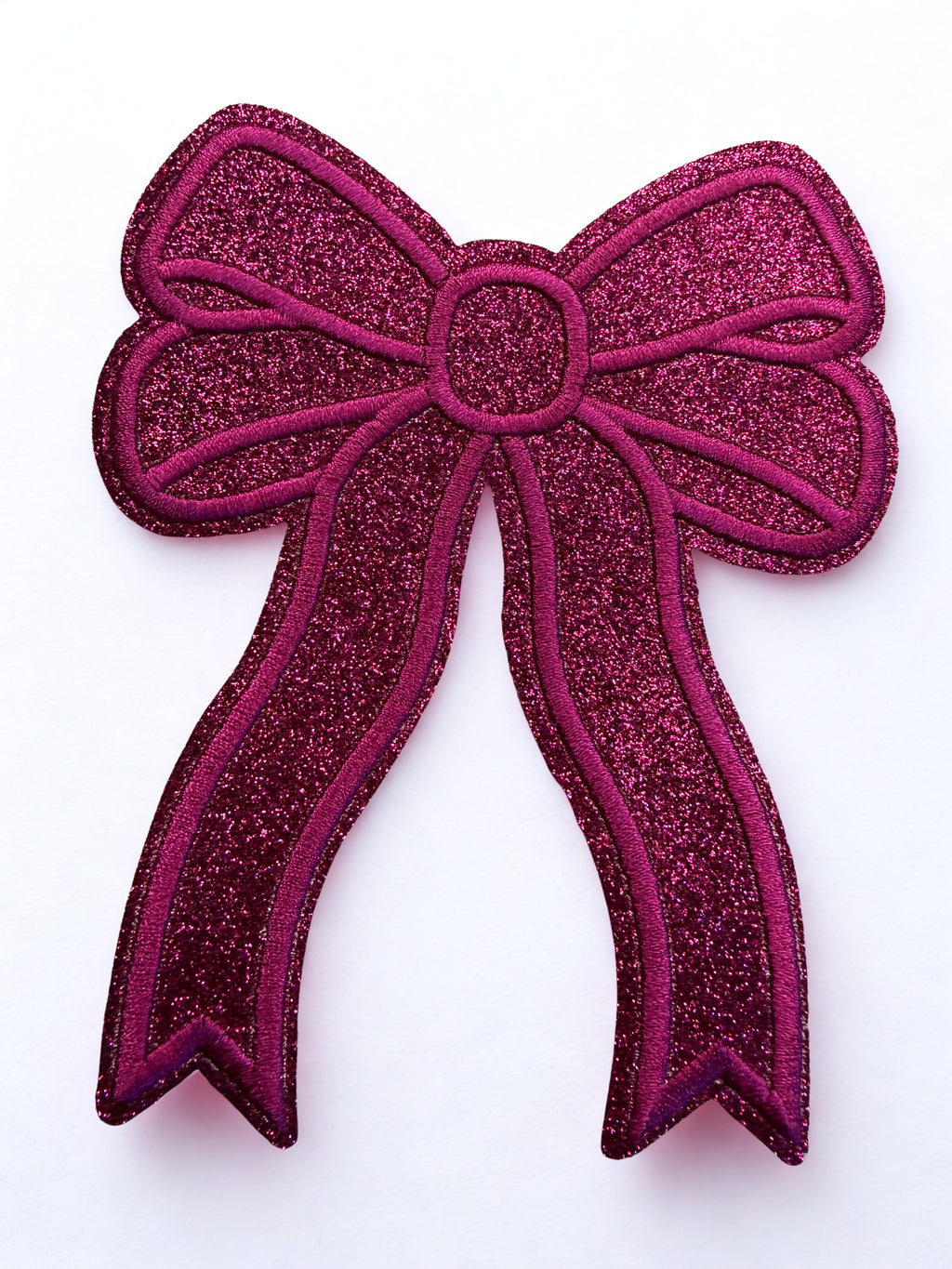 Iron On Glitter Bow