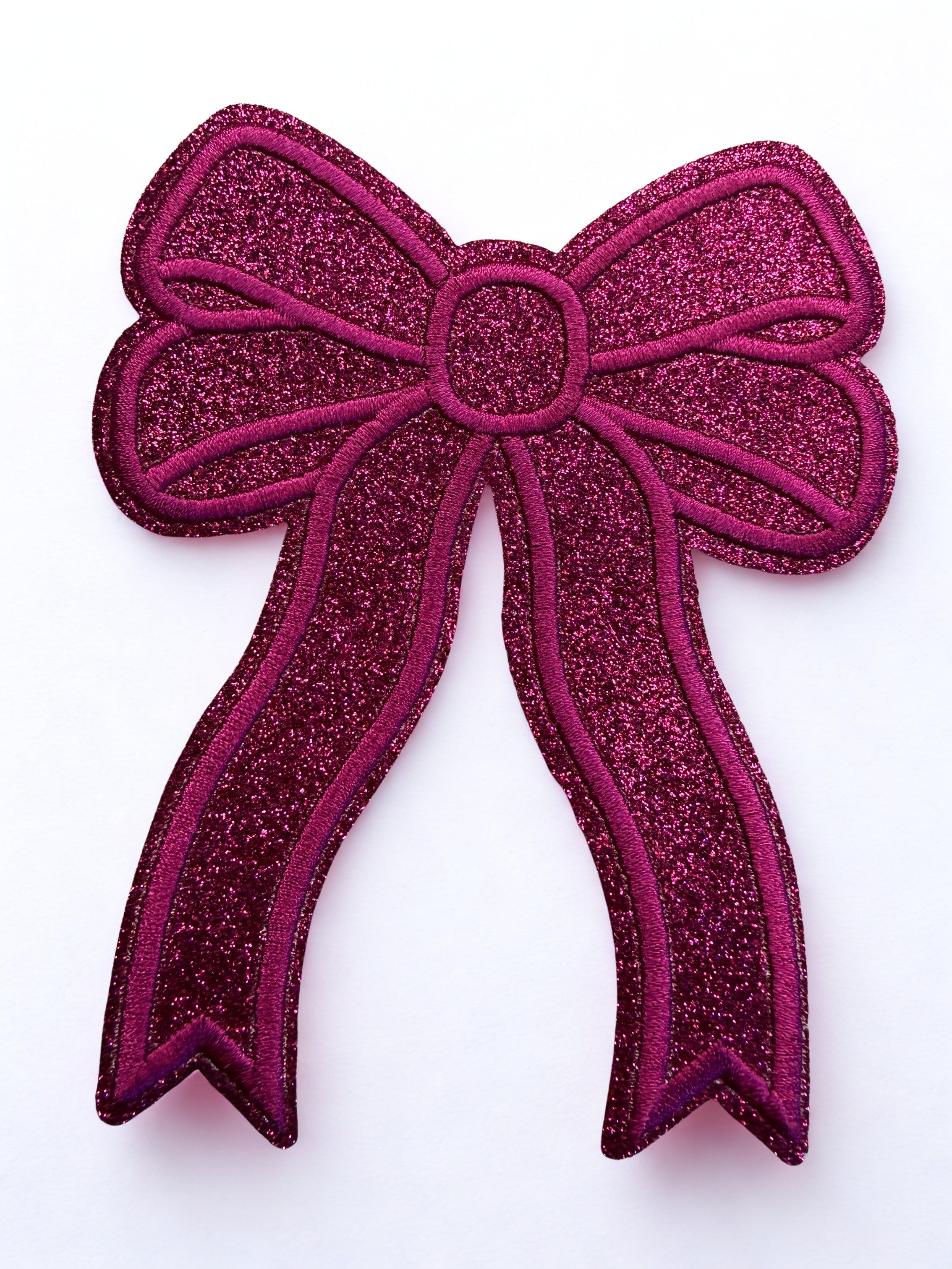 Iron On Glitter Bow