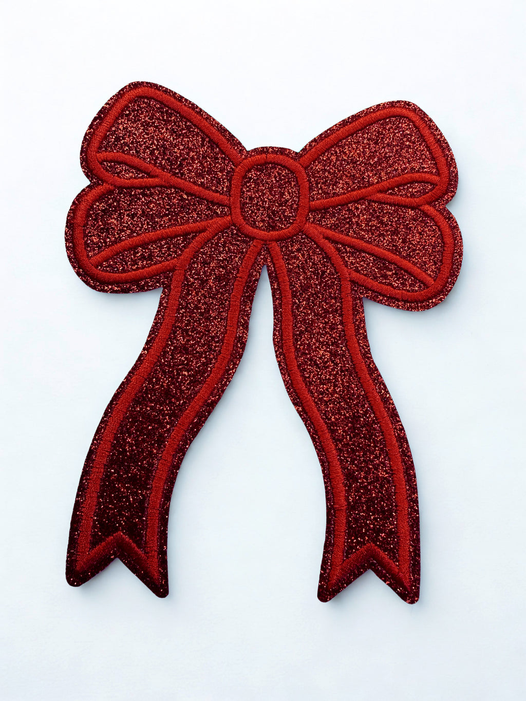Iron On Glitter Bow