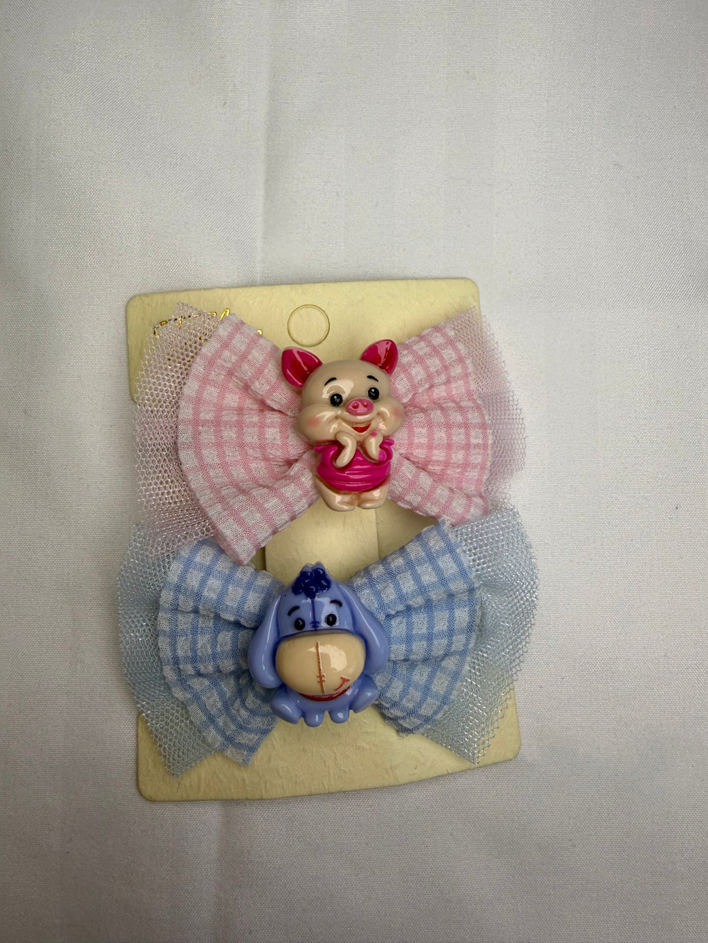 Eeyore & Piglet Hair Clips