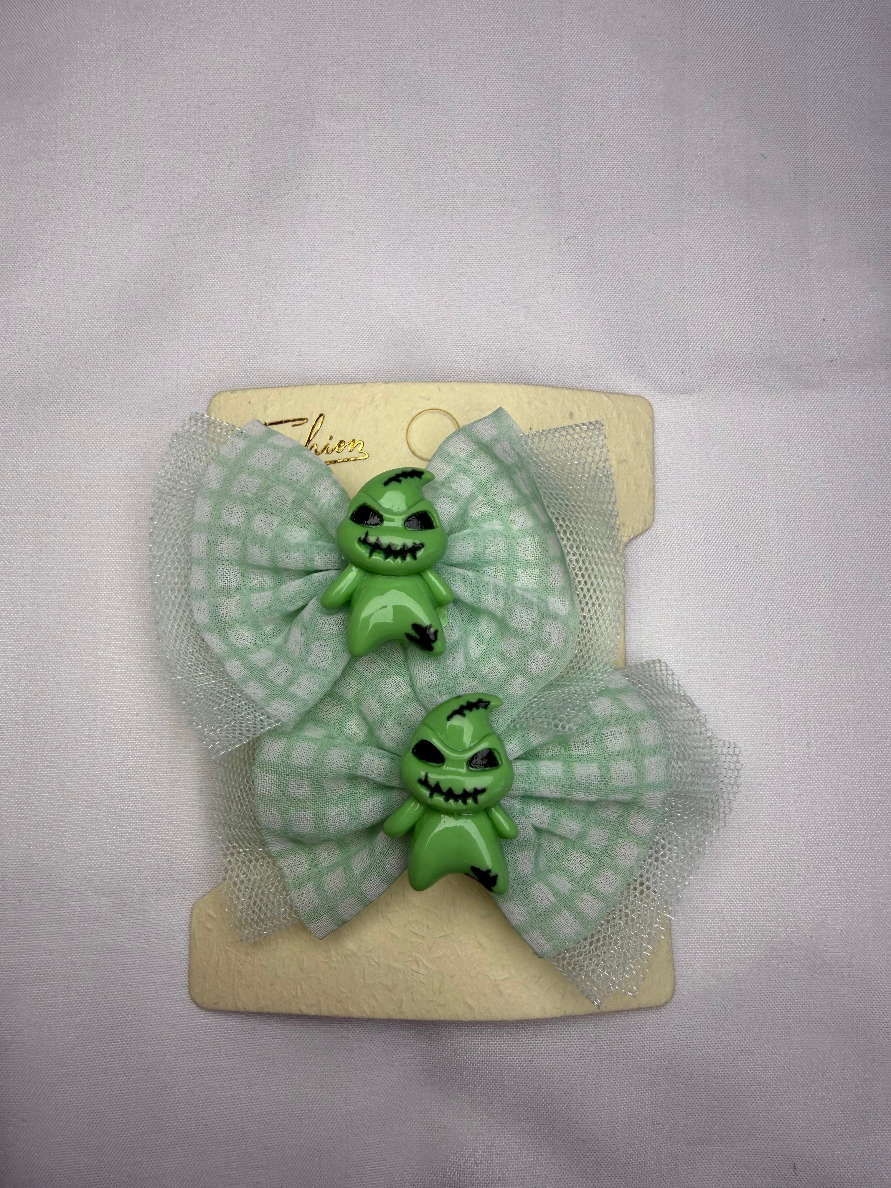Oogie Boogie Hair Clips
