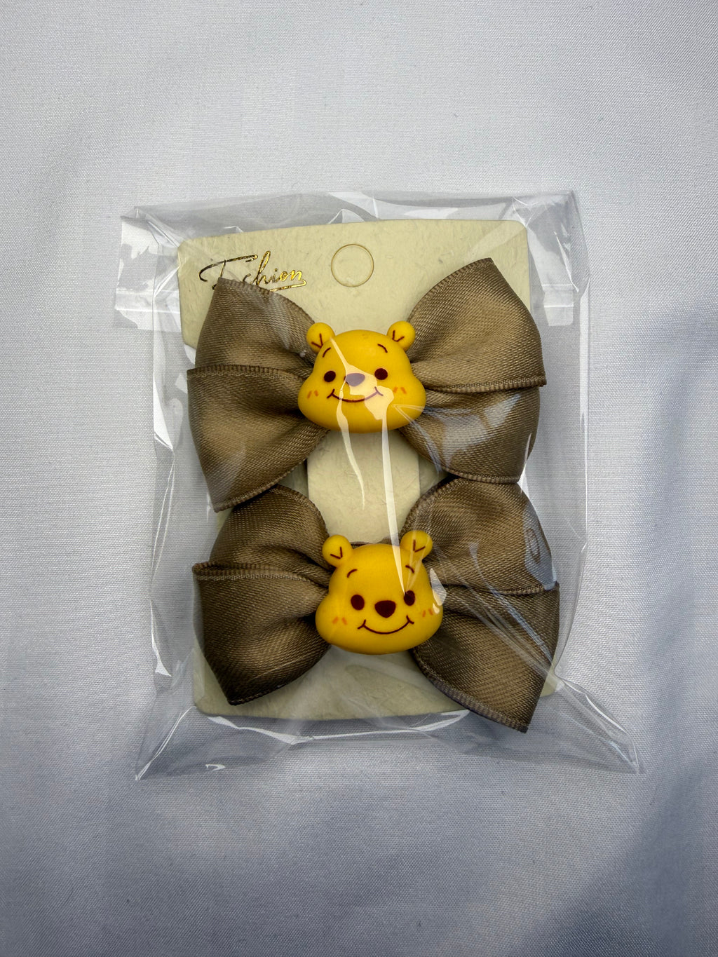 Winnie Brown Hair Clips