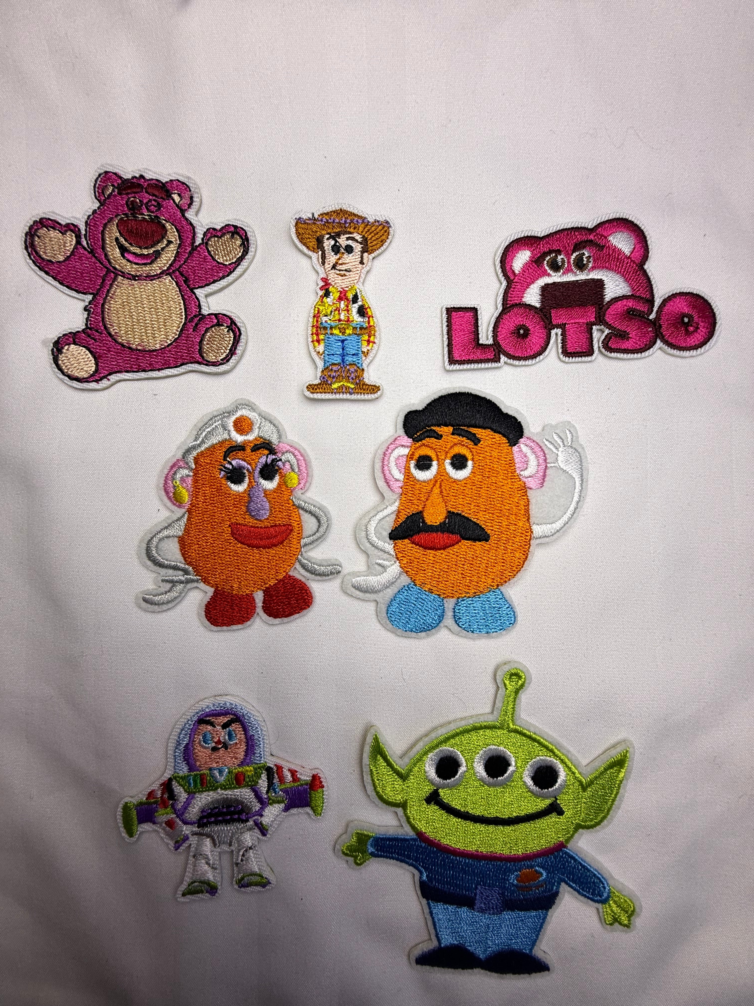 Character Iron-On Patches
