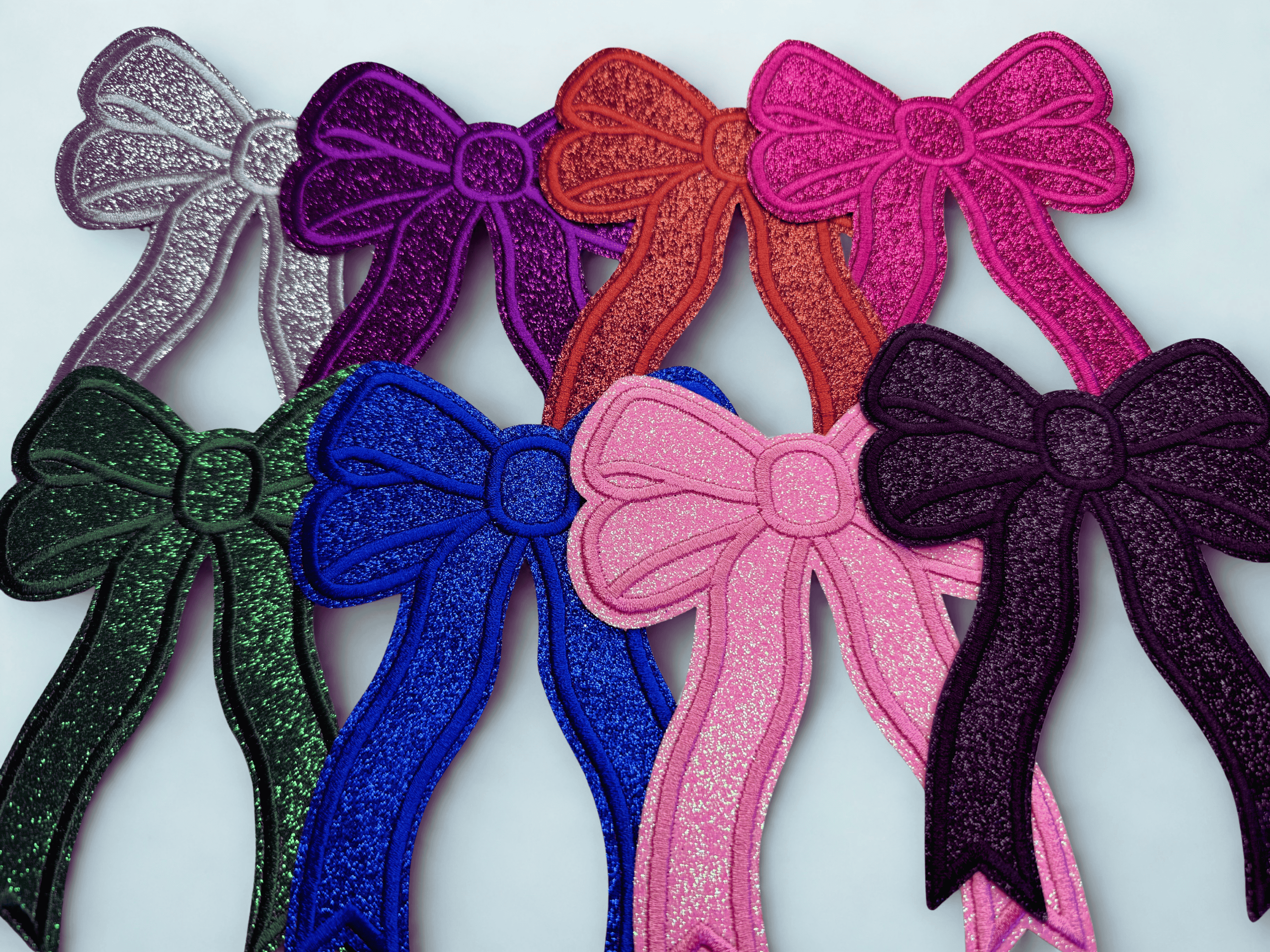 Iron On Glitter Bow